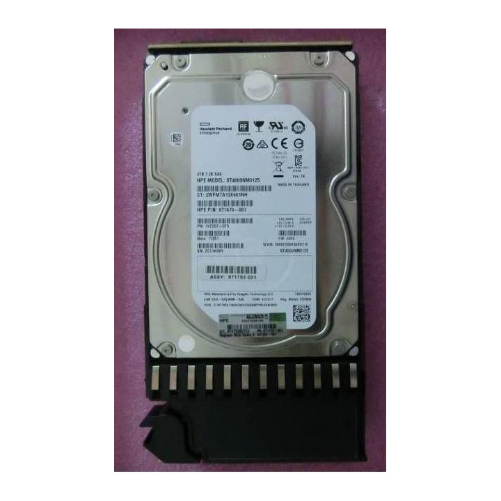Hewlett Packard Enterprise HDD 4TB SAS MSA 3.5 Inch