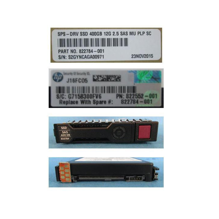 Hewlett Packard Enterprise Hot-plug SSD 400GB 2.5 Inch