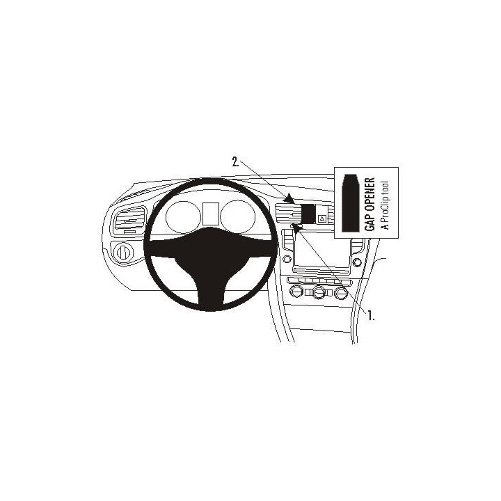 Brodit ProClip, Center mount