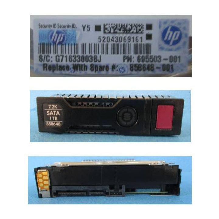 Hewlett Packard Enterprise HDD 1TB SATA 3.5 Inch 7200 RPM