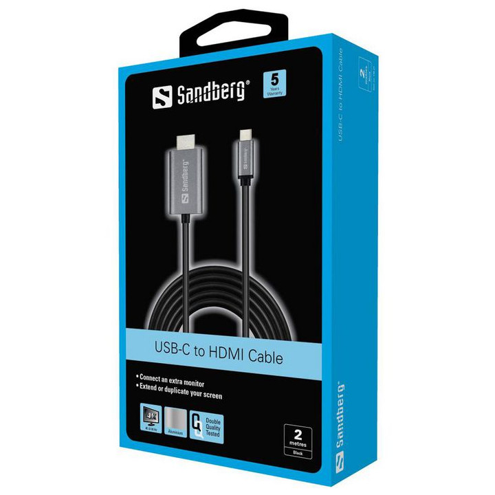 Sandberg USB-C to HDMI Cable 2M