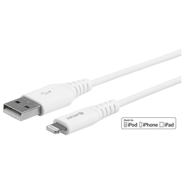 eSTUFF Lightning Cable MFI 0.15m White