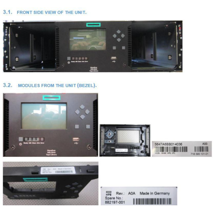 Hewlett Packard Enterprise 3U Rack Mount Chassis for HPE